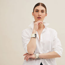 Load image into Gallery viewer, BRANCH | White Horn Statement Cuff Bangle