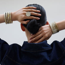 Load image into Gallery viewer, BRANCH | White Horn Statement Cuff Bangle