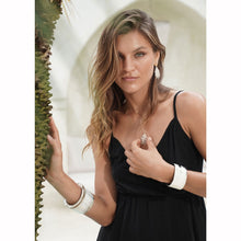 Load image into Gallery viewer, BRANCH | White Horn Statement Cuff Bangle