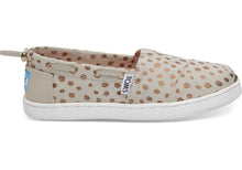 Load image into Gallery viewer, Toms Rose Gold Dot Youth