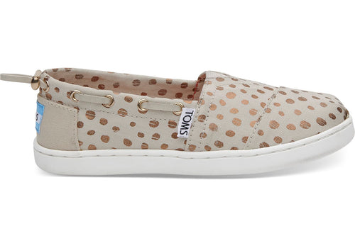 Toms Rose Gold Dot Youth