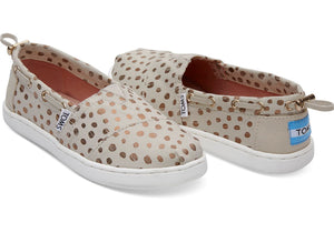 Toms Rose Gold Dot Youth