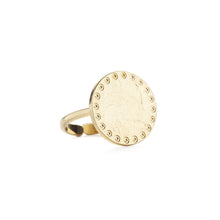 Load image into Gallery viewer, Round Moon Adjustable Ring