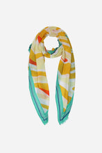 Load image into Gallery viewer, Colour Block Zebra Print Scarf