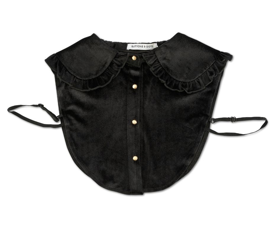 Velvet Collar Bib