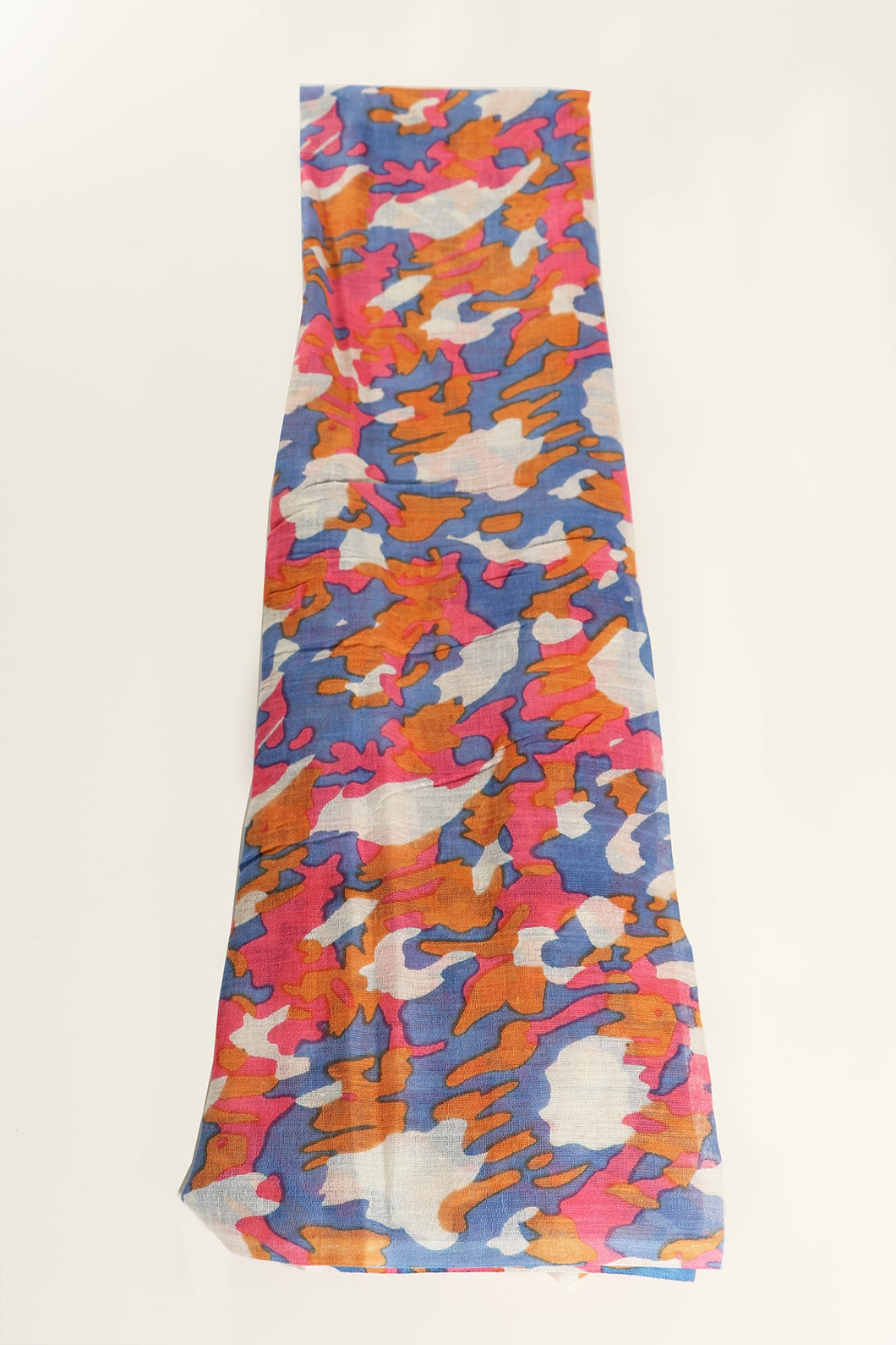 Abstract Print Cotton Scarf