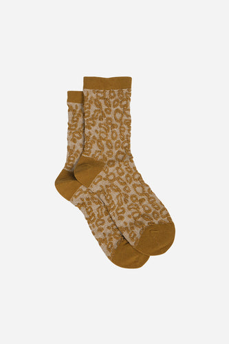 Glitter Socks | Leopard Print