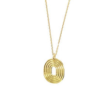 Load image into Gallery viewer, Statement Gold Oval gold necklace from Lovely Day Jewellery.  