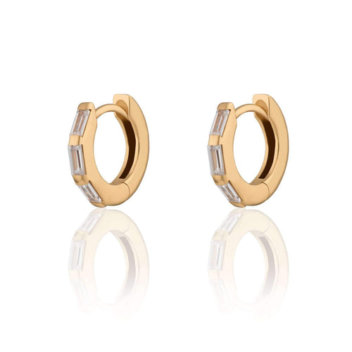 SP Baguette Huggie Hoops