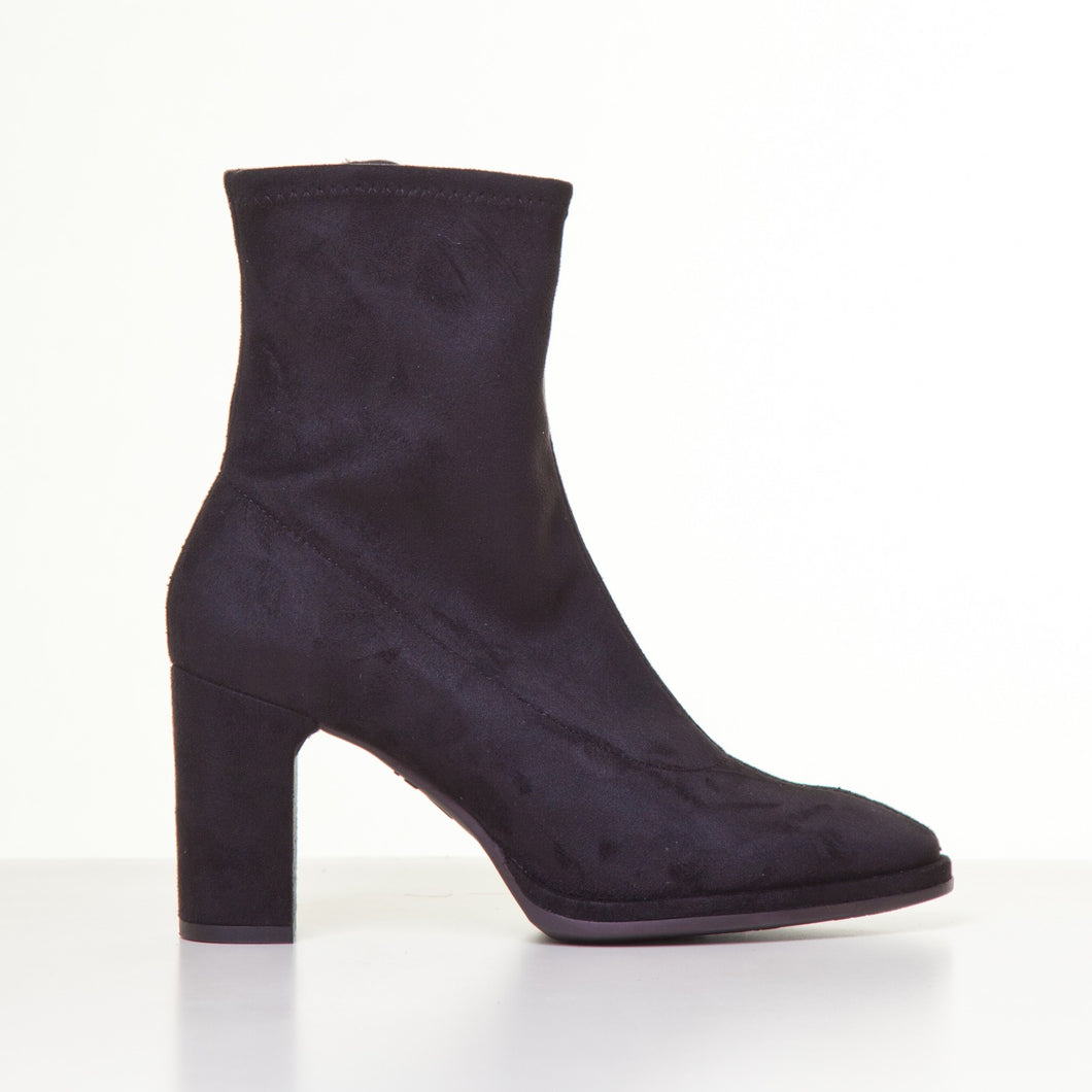 Wonders Stretch Heeled Ankle Boot