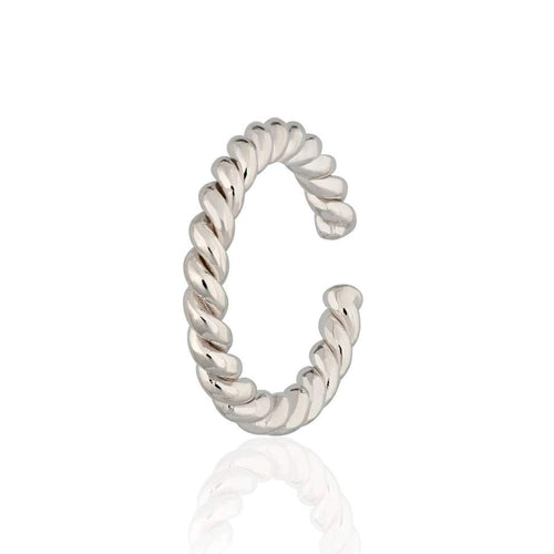 SP Twist Ear Cuff - Silver