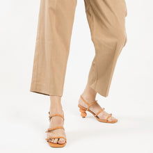 Load image into Gallery viewer, Apricot Sandals with Ball Heel