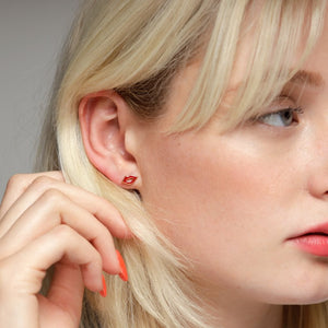 SP Lips Stud Earrings